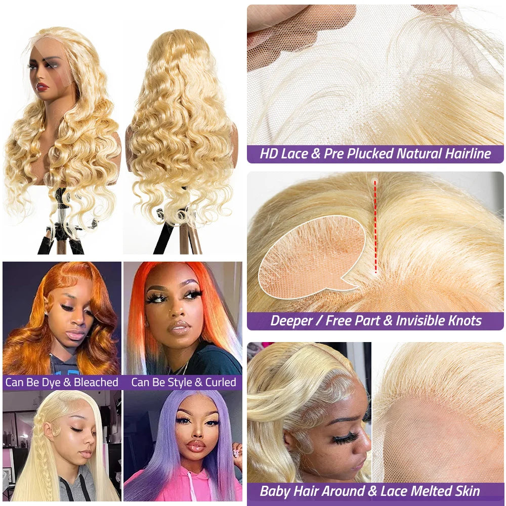 Glamorous Honey Wave Wig